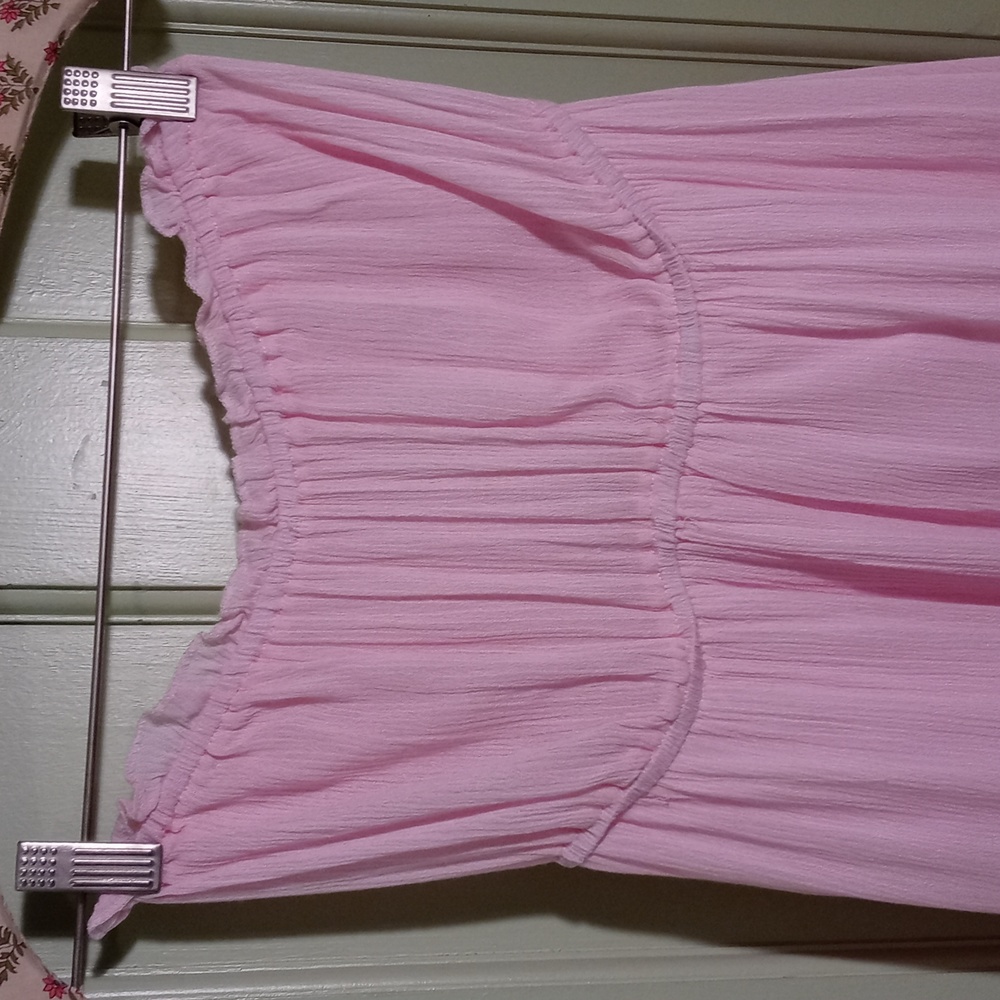 Women's R. Vivimos gauze tube Dress girl pink 🩷 summer M - Picture 5 of 11
